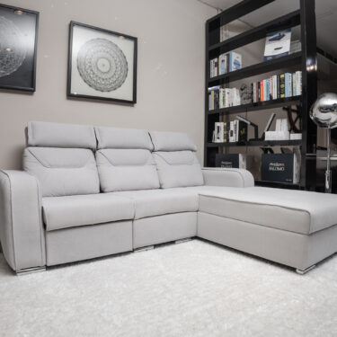 Spectro [Fabric Electric Recliner Sofa | Adjustable Headrest for Ultimate Comfort]