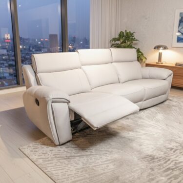 Zocollo [High-Back Recliner Sofa | Adjustable Headrest & Comfortable Seating]