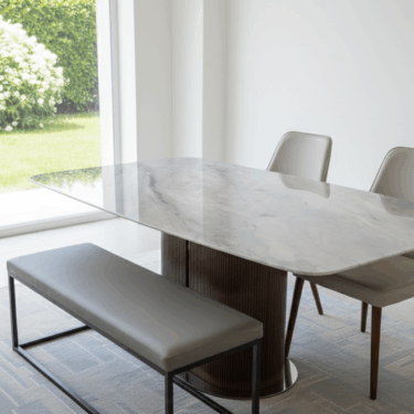 Seasand Crystal Blue | Crystal Marble Dining Table