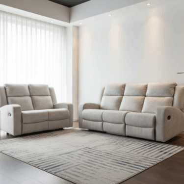 Alieva [3+2 Recliner Fabric Sofa | Furniture & Home Decor]