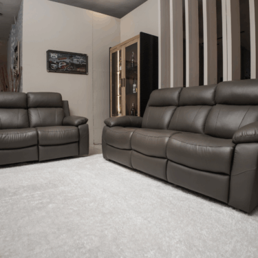 Lo Benley [Top Grain Leather Recliner Sofa | Furniture & Home Decor]