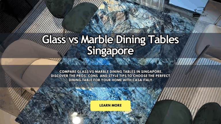 Glass vs Marble Dining Tables: Which One Should You Choose?