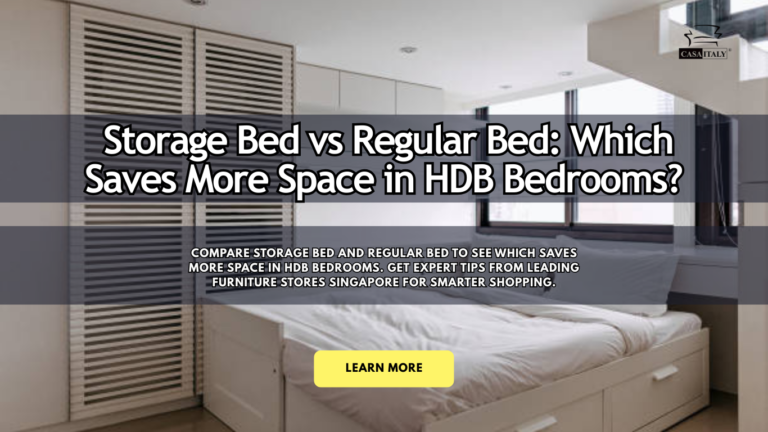 Storage Bed vs. Regular Bed: Which Saves More Space in HDB Bedrooms?