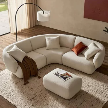 Bellini [Corner Fabric Sofa | Home Furnishing Decor]